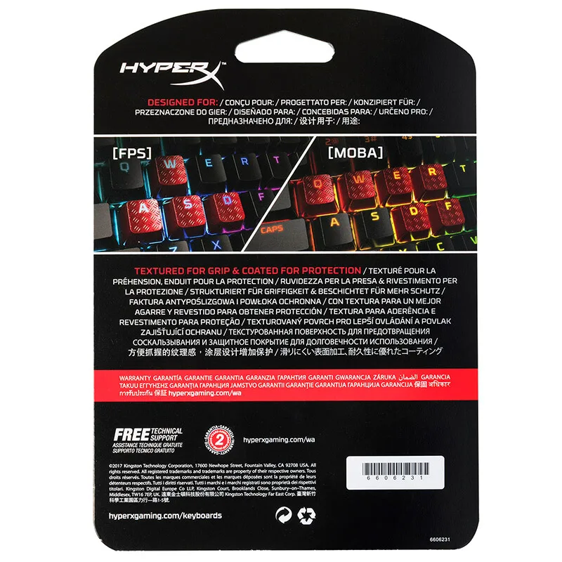 Keycaps Kingston HyperX для RGB gaming механическая клавиатура набор claver gamer 8 шт. ключ tactile grip FPS