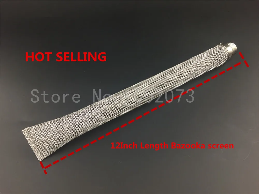 

12inch 305mm length Bazooka Screen Filter Tube with Pipe Fitting for Beer Brewing Boil Kettle