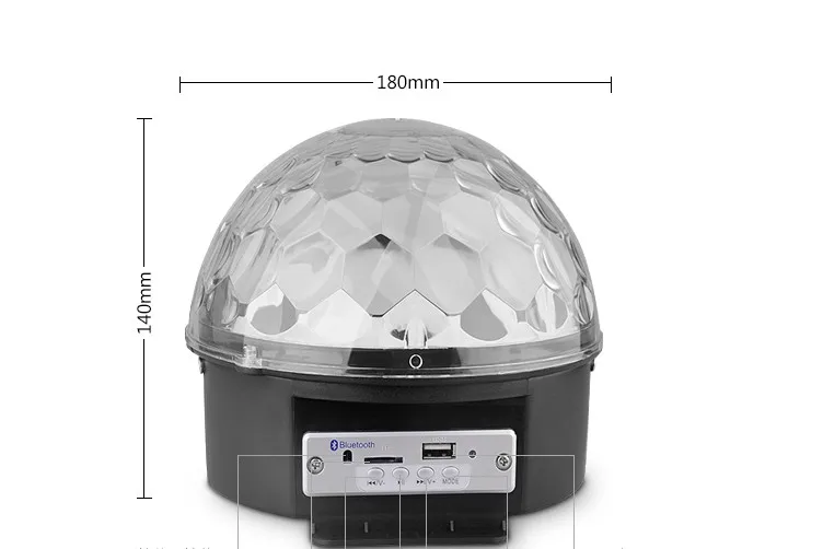 Bluetooth Колонка KTV сценический светильник лампа с магическим кристаллом шар для