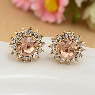 2014 Горячие новые стильные женские корейские модные сверкающие круглые