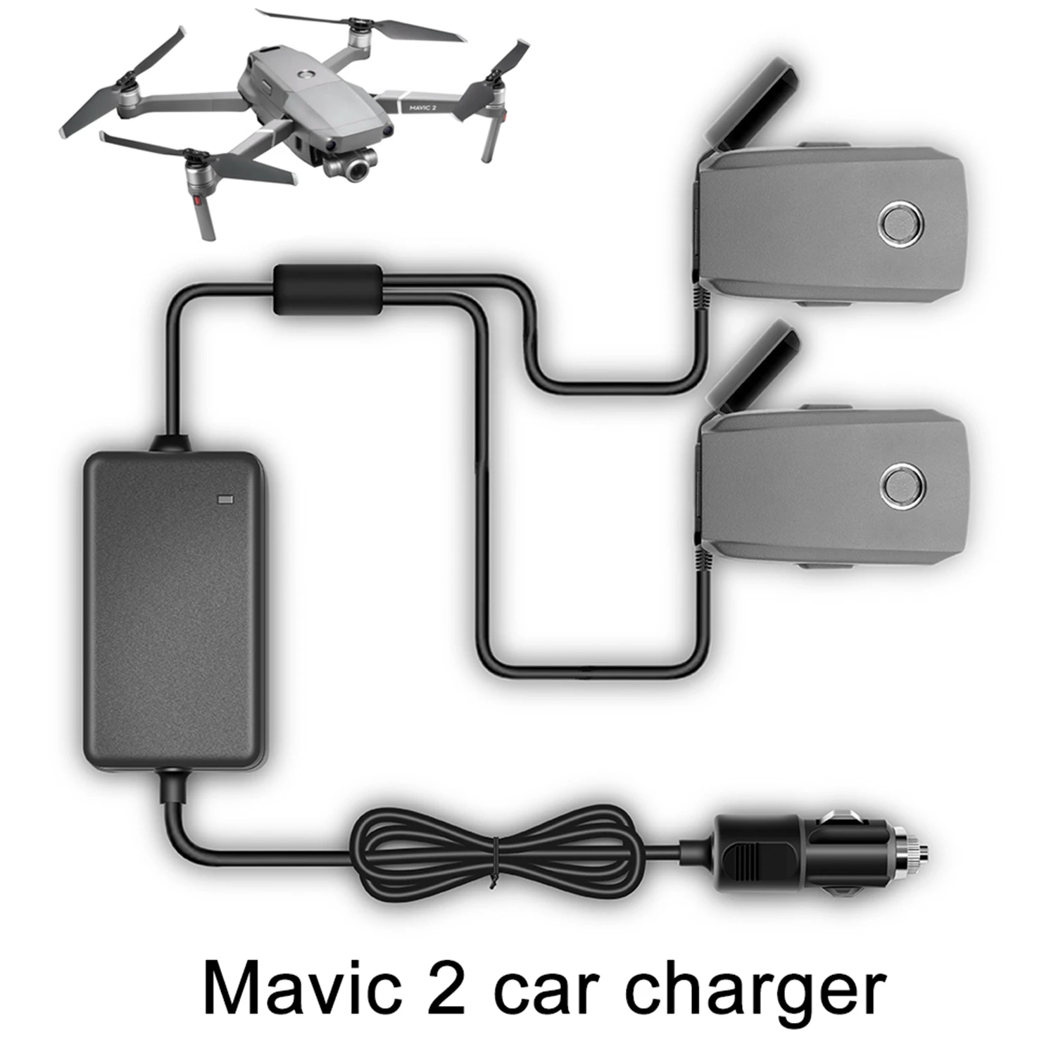 DJI Mavic 2 Автомобильное зарядное устройство Полетный аккумулятор Внешнее для Pro Zoom