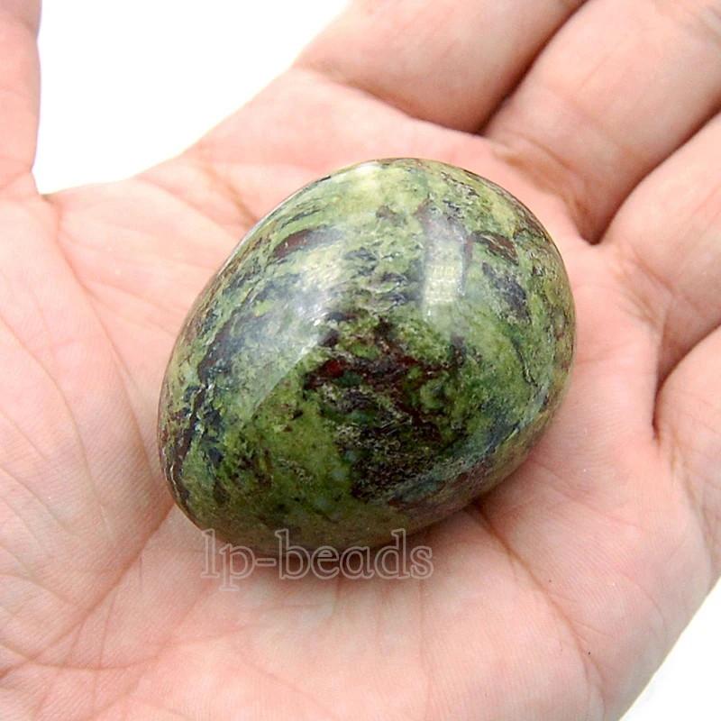 Африканский кровавый камень 35x45 мм натуральный драгоценный яйцо Кристалл