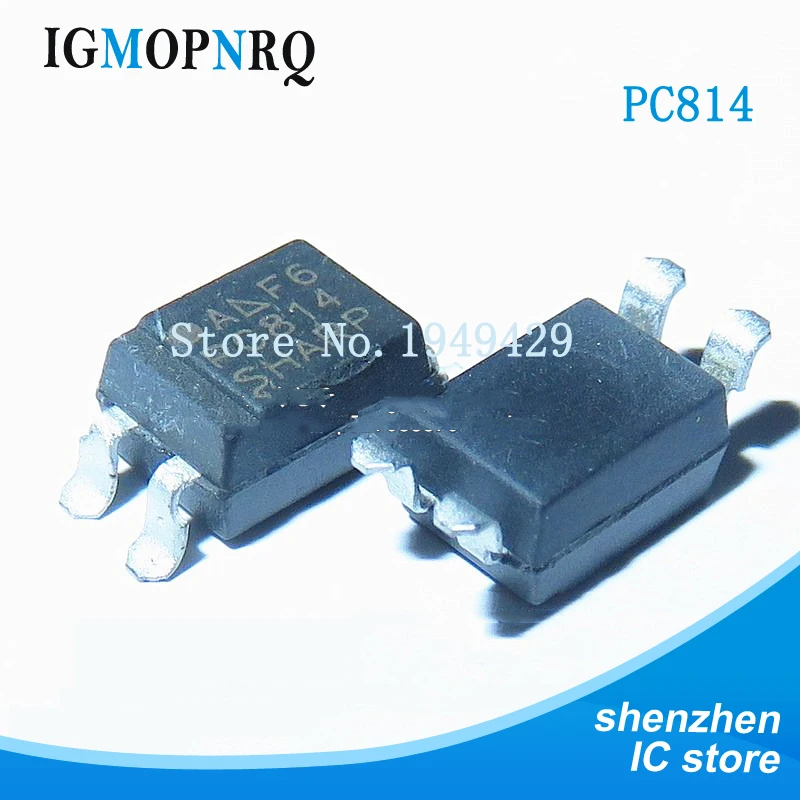 10 шт./лот Новый тайваньский оптрон PC814A PC814 SOP4 | Электронные компоненты и