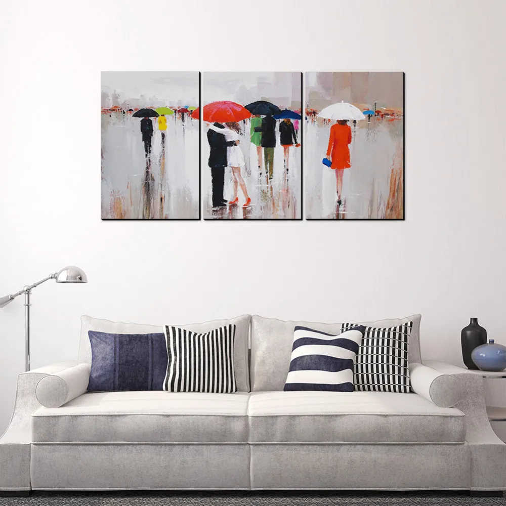 100% ручная роспись абстрактное искусство на холсте картина маслом набор для