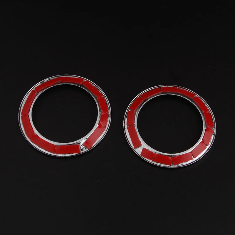 2 шт. серебристые декоративные кольца для стереоколонок и внутренней входной