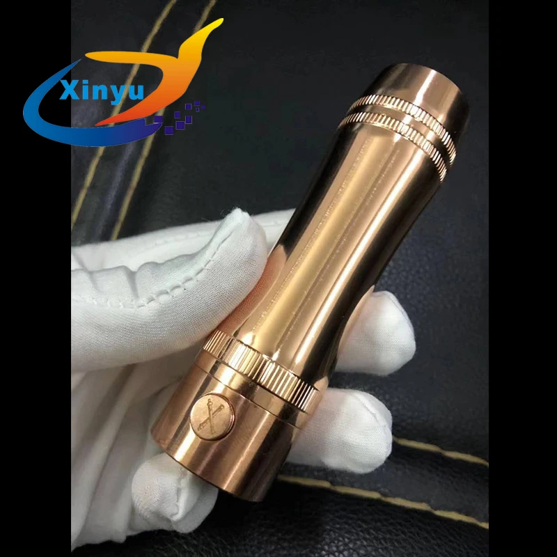 Новейший wideside 18650/20700/21700 Аккумуляторный механический мод латунный корпус из