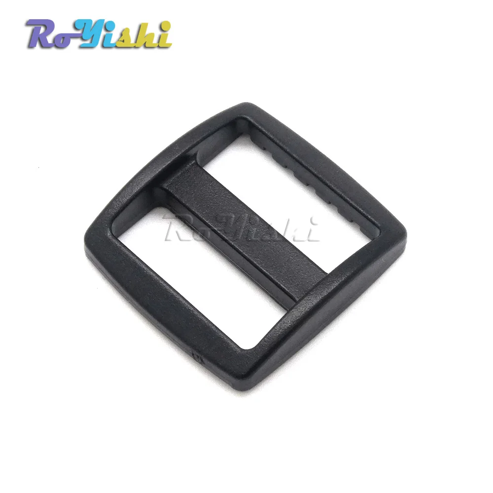 

20pcs/pack 1" Black Plastic Slider Tri Glide Adjustable Buckles Webbing Size 25mm