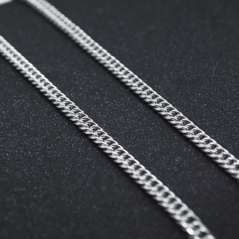 Hot Stainless Steel 3mm/4mm Men's Accessory Rope Link Curb Chain | Украшения и аксессуары