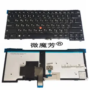 russian for lenovo for thinkpad t440s t440p t440 e431 t431s e440 l440 t460 t450 ru laptop keyboard with backlight free global shipping