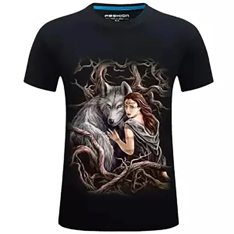 Masked 3D t shirt Woman Men Dog Cigar Girl tshirt Print Peking Opera Summer Tops Casual Tees Short Sleeve Streetwear Halloween | Мужская