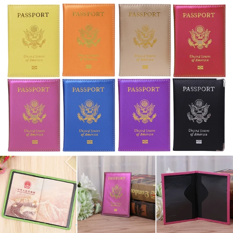 Карамельные цвета дорожный органайзер для паспорта держатель чехол карт