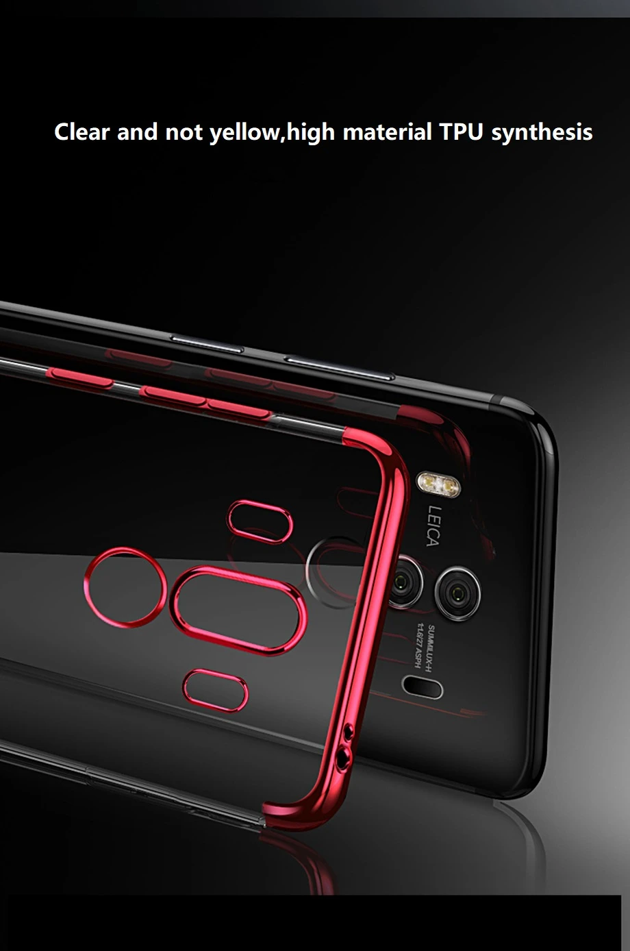 Мягкий ТПУ чехол Anxm для huawei mate 20 20X 20Pro mate 10 Pro, Ультра тонкое прозрачное покрытие, блестящий чехол для huawei mate 20 Pro