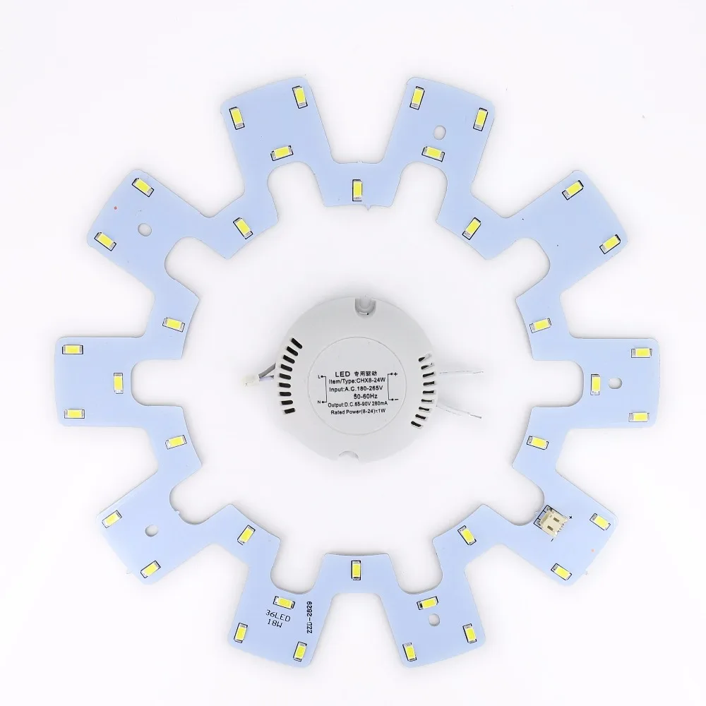 

Ceiling board the circular lamp board 18W Ceiling Fixture LED Ring Panel Circle Lights 180V-265V AC SMD 5730