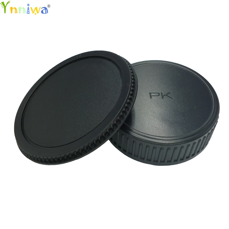 10pairs/lot camera Body cap + Rear Lens Cap Hood Protector for K10D K20D K200D K100D K-7 Kx K for Pentax PK camera