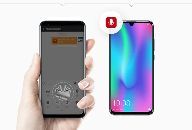 Honor 10 Lite, глобальная ПЗУ, Android 9,0, 6,21 дюйма, FHD 2340X1080, двойной шрифт, задняя камера 24 МП, AI, отпечаток пальца, 710, четыре ядра