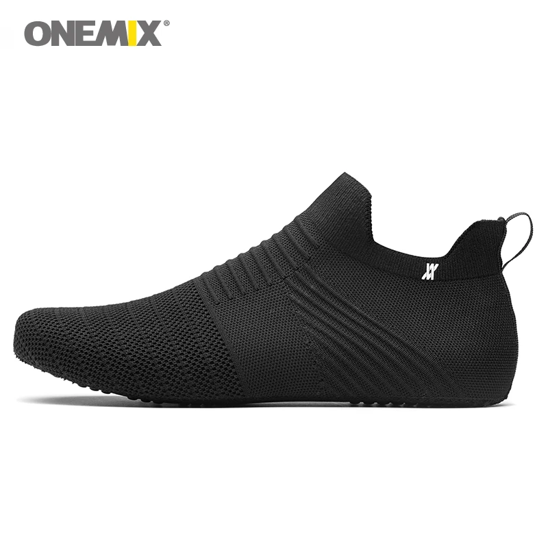 Onemix/мужская домашняя прогулочная обувь Тапочки без шнуровки Цвет белый Высокая