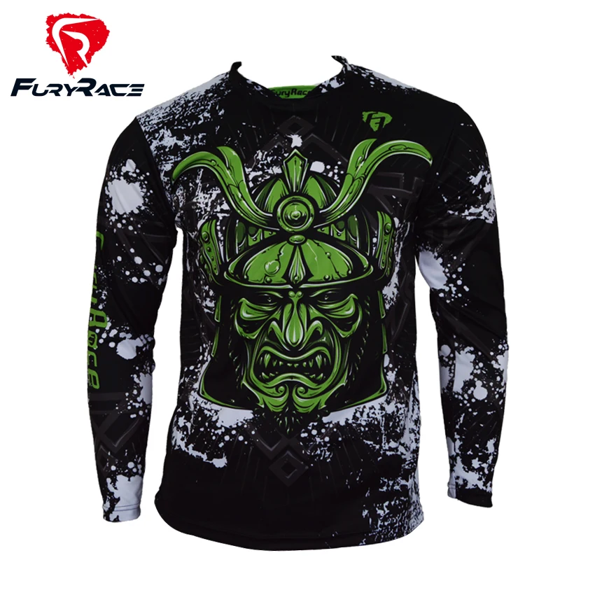 Fury Race Bike Bicycle Jerseys Men Motorcycle Motocross DH Downhill Jersey Black MTB Shirts Cycling Wear Ciclismo Clothing Roupa | Спорт и