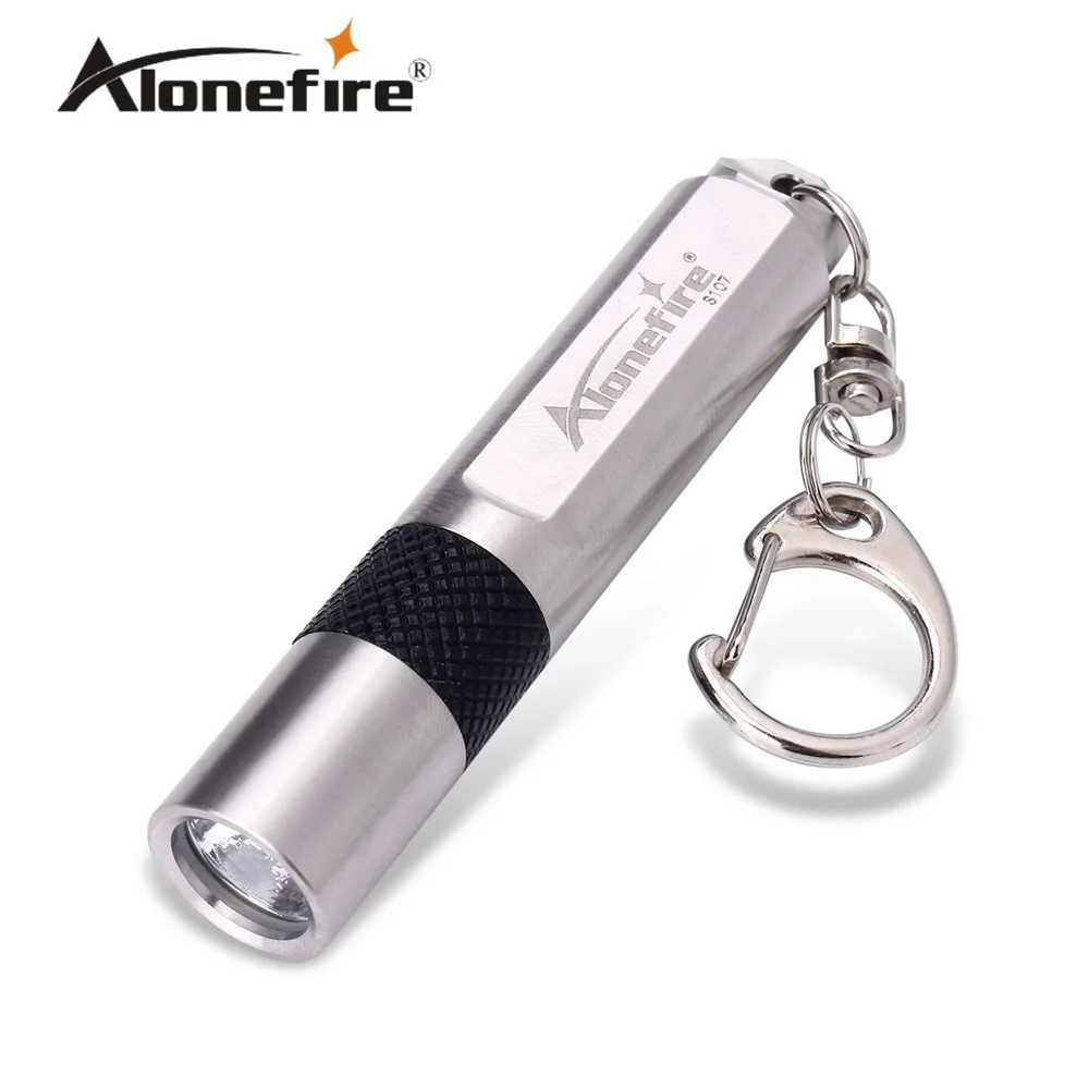 ALONDFIRE S107 CREE XPE Q5 светодиодный водонепроницаемый маленький брелок с фонариком из