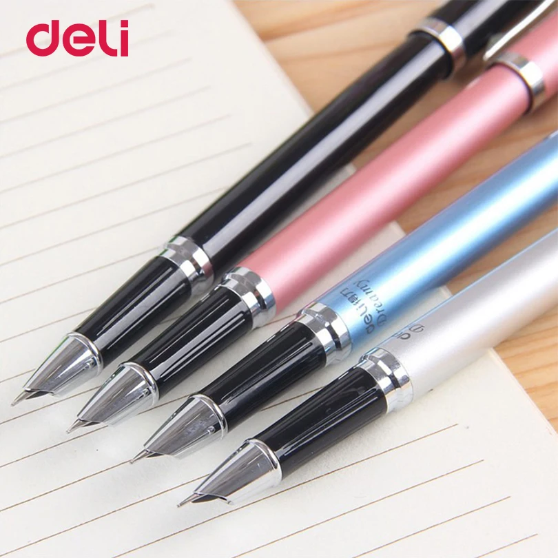 Ручка перьевая Deli 0 38 мм школьные и офисные принадлежности|fountain pen 0.38mm|fountain penink