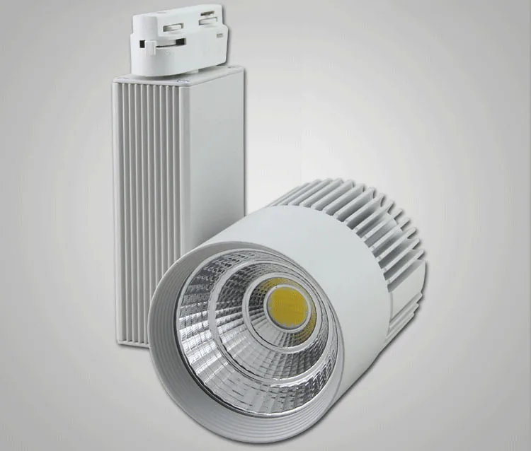 Мощная светодиодная лампа 30 Вт COB Rail Light Spotlight равна 300 галогенная 110 в 120 220 В