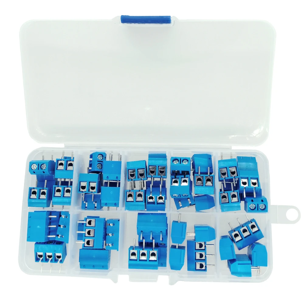 Высокое качество 5 08-301-2 P 2 Pin 3pin PCB Mount мощность винтовой клеммный блок разъем для
