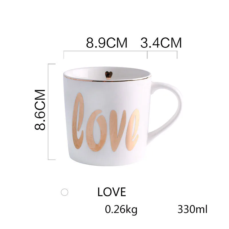 12 стилей в скандинавском стиле краткое описание Золотая керамическая кружка