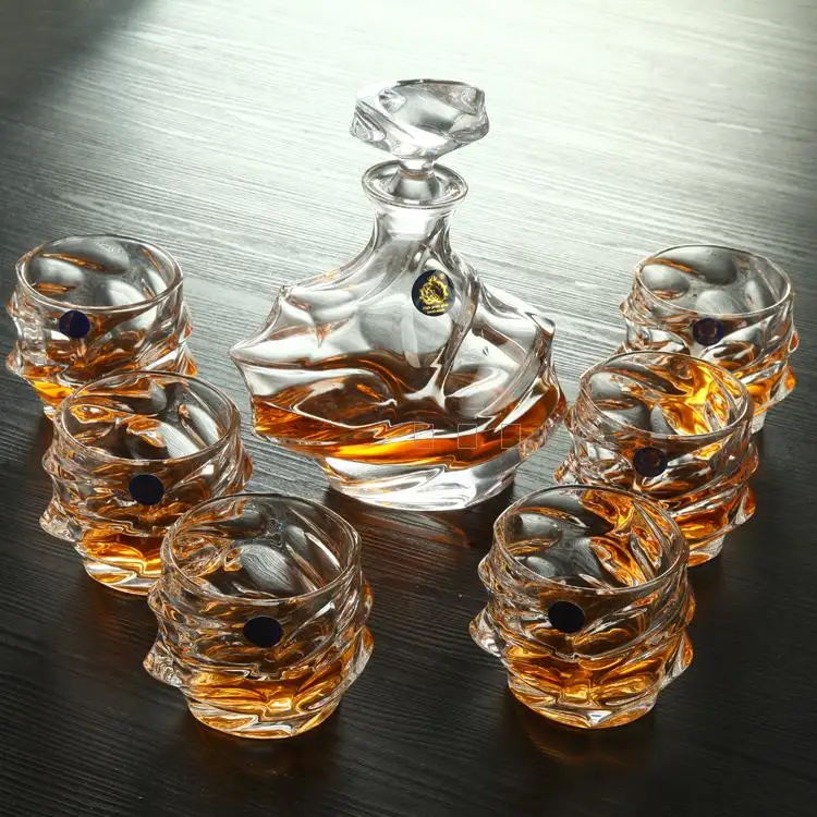 Новые 6 шт. стаканов для виски и 1 графин|whisky glasses|decanter whiskyglasses glasses |