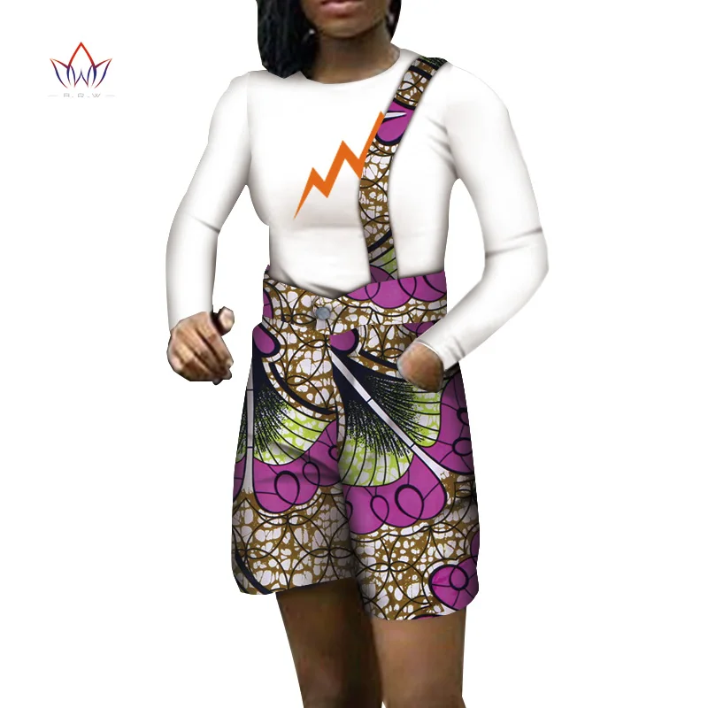 Женские укороченные брюки с принтом Дашики в африканском стиле Анкары