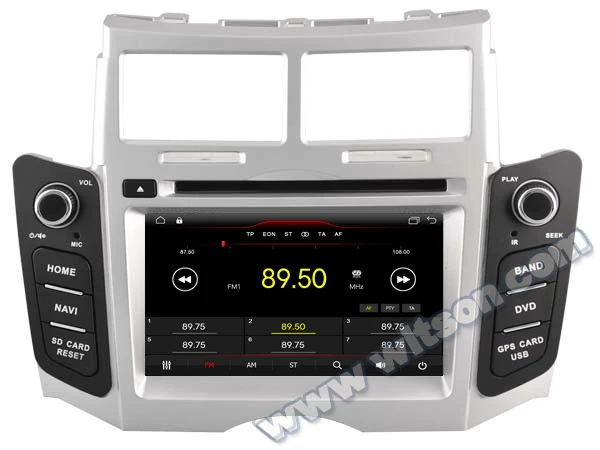 Автомобильная DVD система WITSON на Android 10 для TOYOTA YARIS (2005 2011) автомобильный dvd плеер с