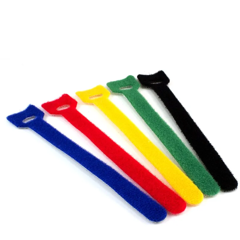 12*200 12 x 200mm black white red yellow blue green Hot Nylon Reusable Cable Ties with Eyelet Holes 0.5'' 8'' |