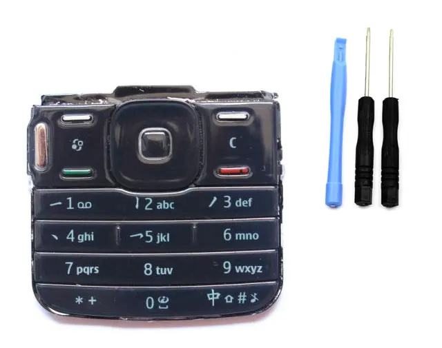Новая клавиатура Кнопки для Nokia N79 белый черный Замена Ремонт с отверткой