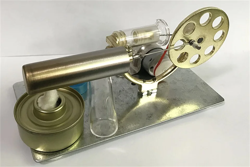 Забавный DIY мини-двигатель Стирлинга, модель двигателя, обучающая Паровая игрушка, обучающая модель электричества, игрушки для детей и взрослых