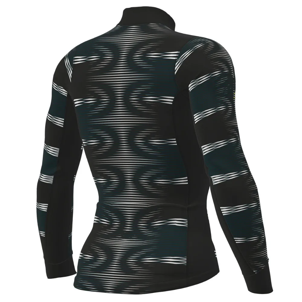 2019 уличные теплые флисовые зимние вело-Джерси с длинным рукавом гоночная