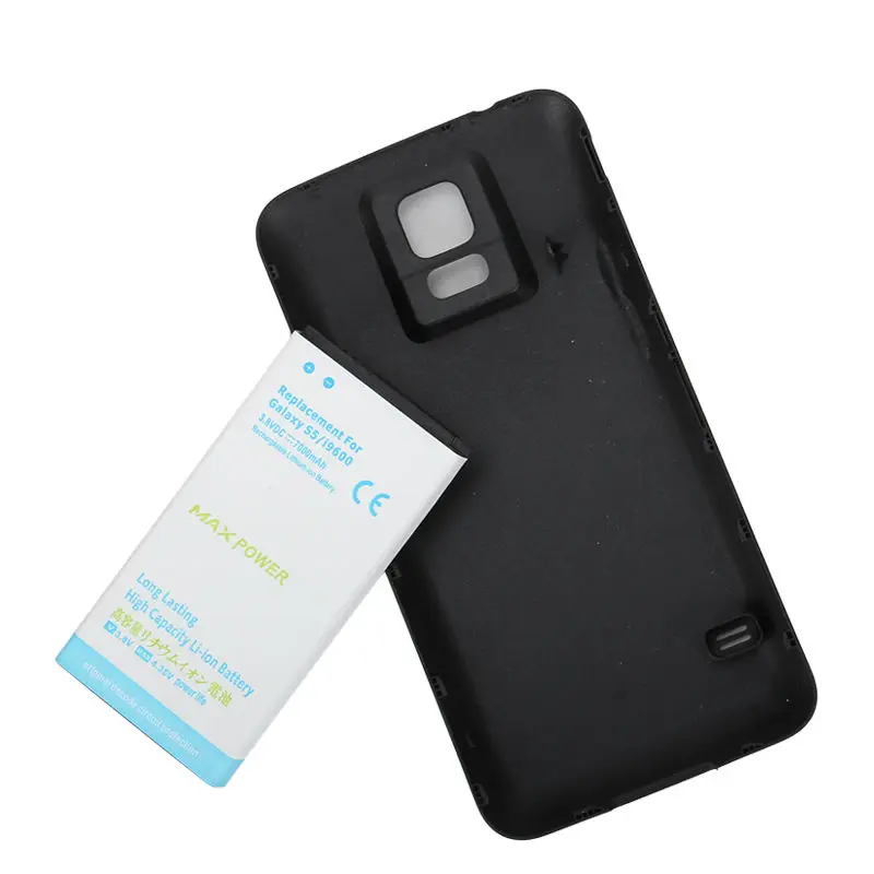 Запасной удлиненный резервный аккумулятор 7000 мАч для телефона + синяя задняя