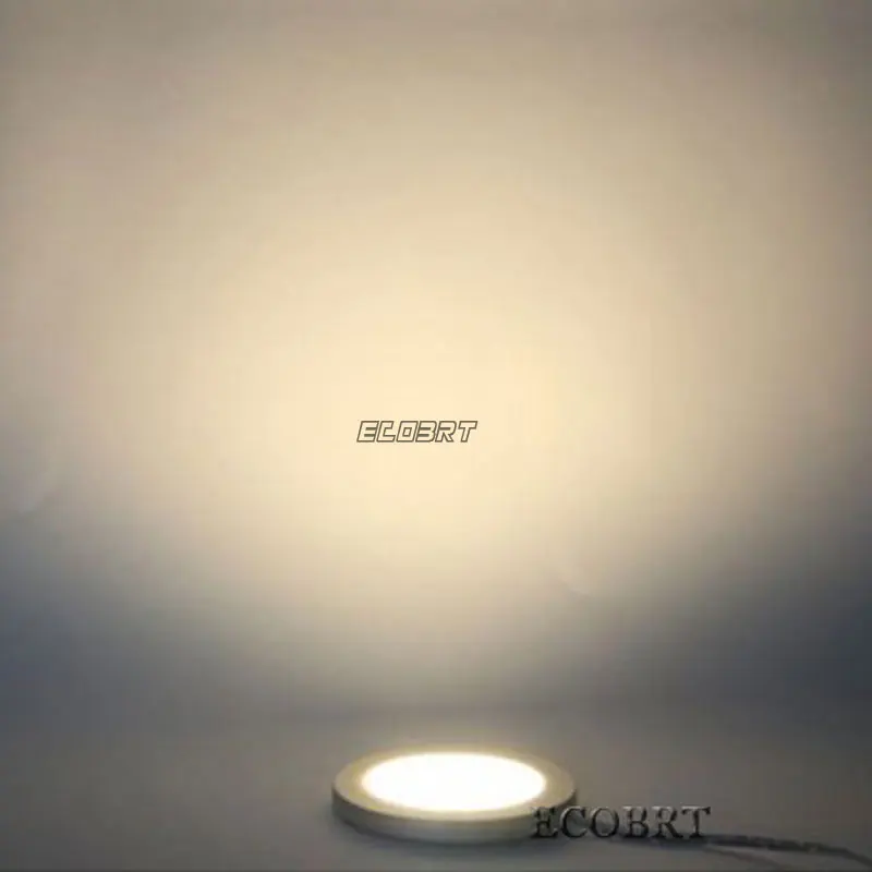 Современные Серебряные стильные светодиодные круглые плоские сенсорные лампы 12