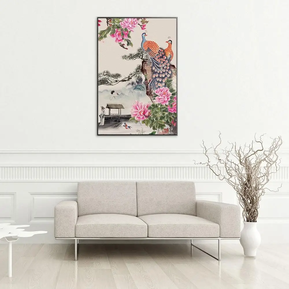 Картина маслом в виде животных холст художественный постер и фото настенные