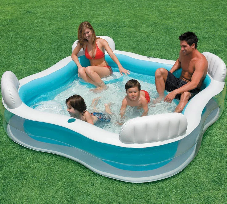 INTEX детский бассейн на заднем сиденье большой семейный плавательный piscina zwembad