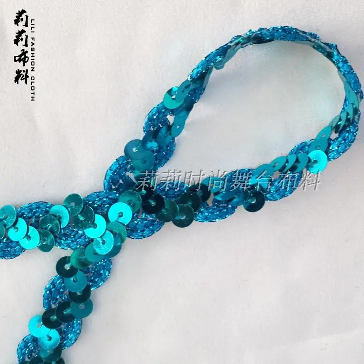 Волнистые блестки кружевная лента бусины с аксессуарами для одежды сделай сам 12