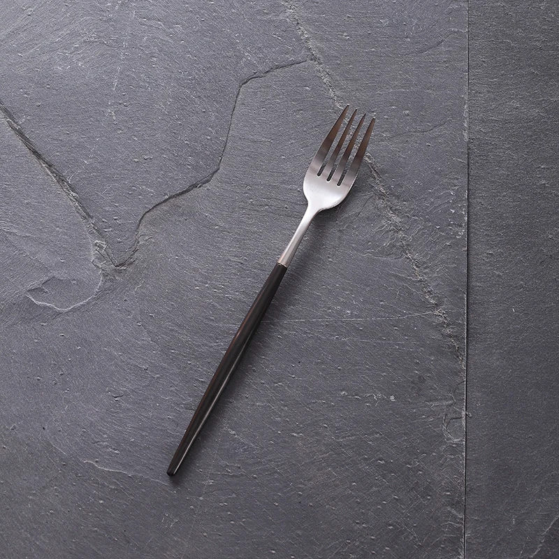 Винтажный Черный столовый набор стальной винтажный Западный экологически