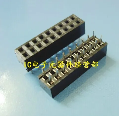 180 шт 2 54 мм 2X9 Pin позолоченный двойной прямой ряд женский штыревой разъём