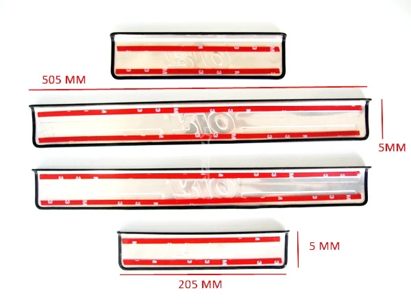 Накладка на порог из нержавеющей стали 4 шт./компл. автомобильные аксессуары для