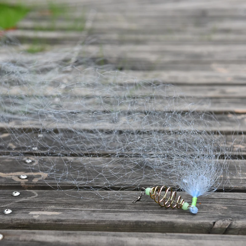 Рыболовная сеть с кормушкой для лотка шарикоподшипником и бусинами рыболовный