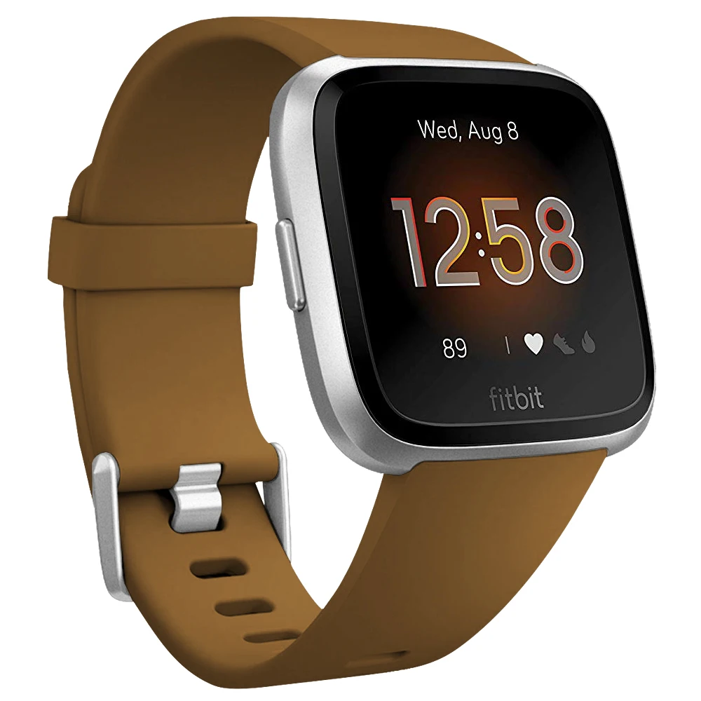 Мягкие силиконовые сменные спортивные часы-браслет ремешок для Fitbit Versa/Vers lite браслет наручные часы Красочные S L Размер