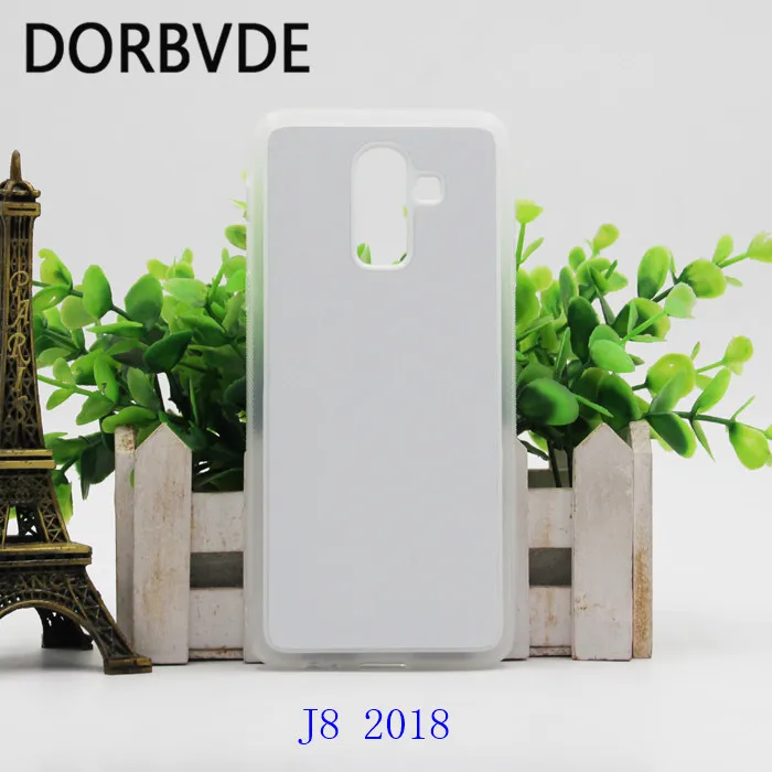 2D сублимационный чистый ТПУ + ПК резиновый чехол для Samsung J6 2018 J32018 J4 J7 J8 с