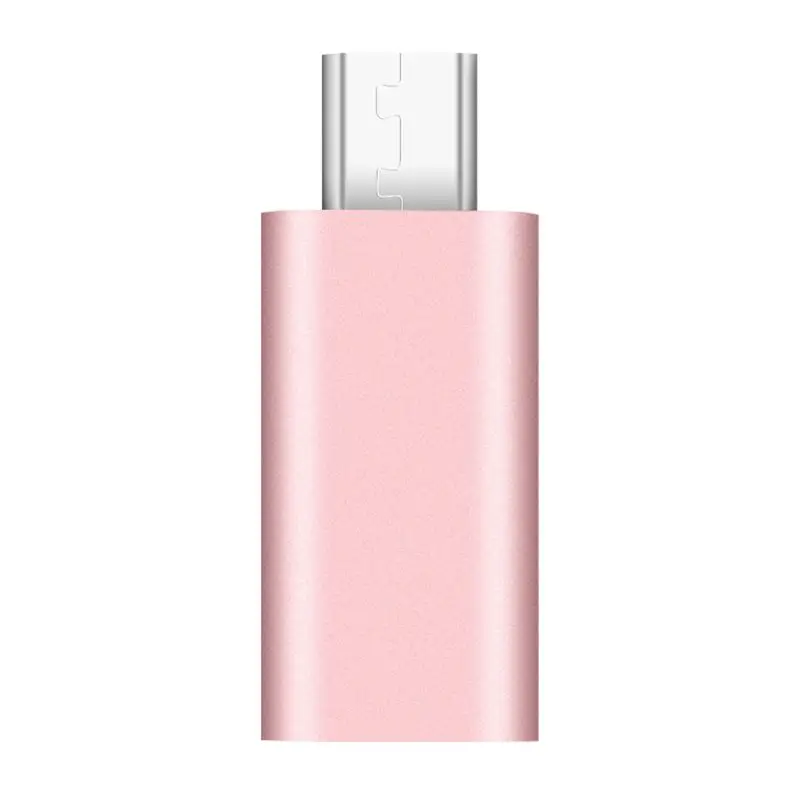 Красный Для samsung huawei Xiaomi Phone Tablet Powerbank 8pin Lightning Female to Micro USB Мужской зарядный адаптер конвертер - Цвет: Красный