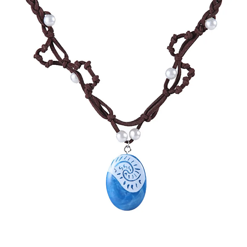 Комбинезон с изображением Моаны Heart Of The Ocean Romance Rope Chain синий ожерелье кулон