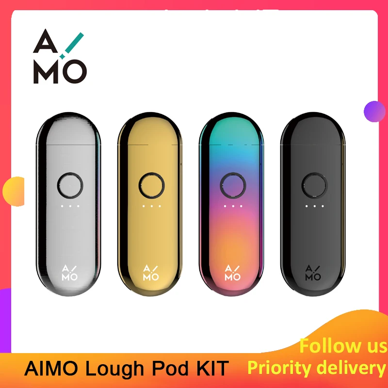 Комплект системы OVNS AIMO lough Pod 400 мАч испаритель 1 мл емкость Ом комплект с