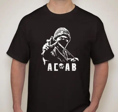 Новый Для Мужчин 'S рогатки AC AB анти продажных полицейских antifa хулиган анархист