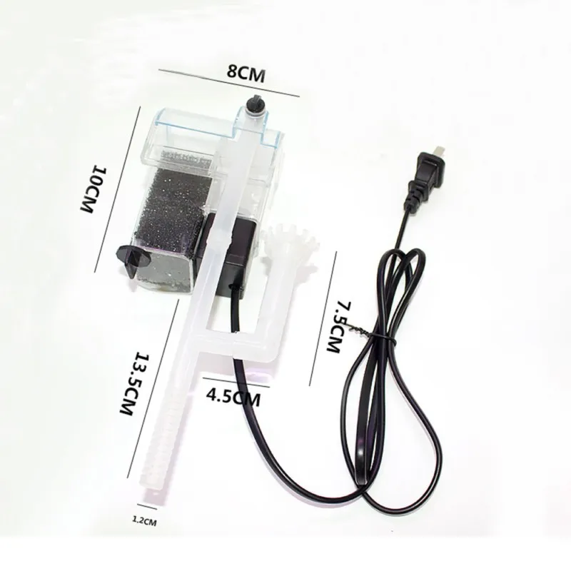 3 в 1 Аквариум водопад фильтр Насос Подвесной Внешний аквариум вода кислородная