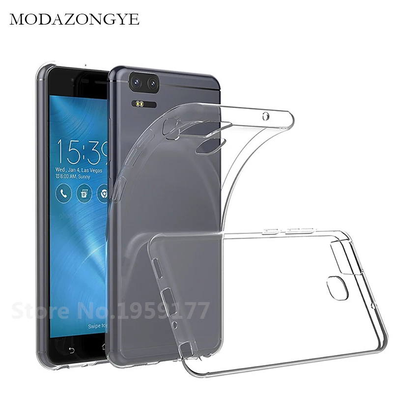 Original Soft Case ASUS Zenfone 3 Zoom ZE553KL Cover Silicone Back Phone For Z01HDA |